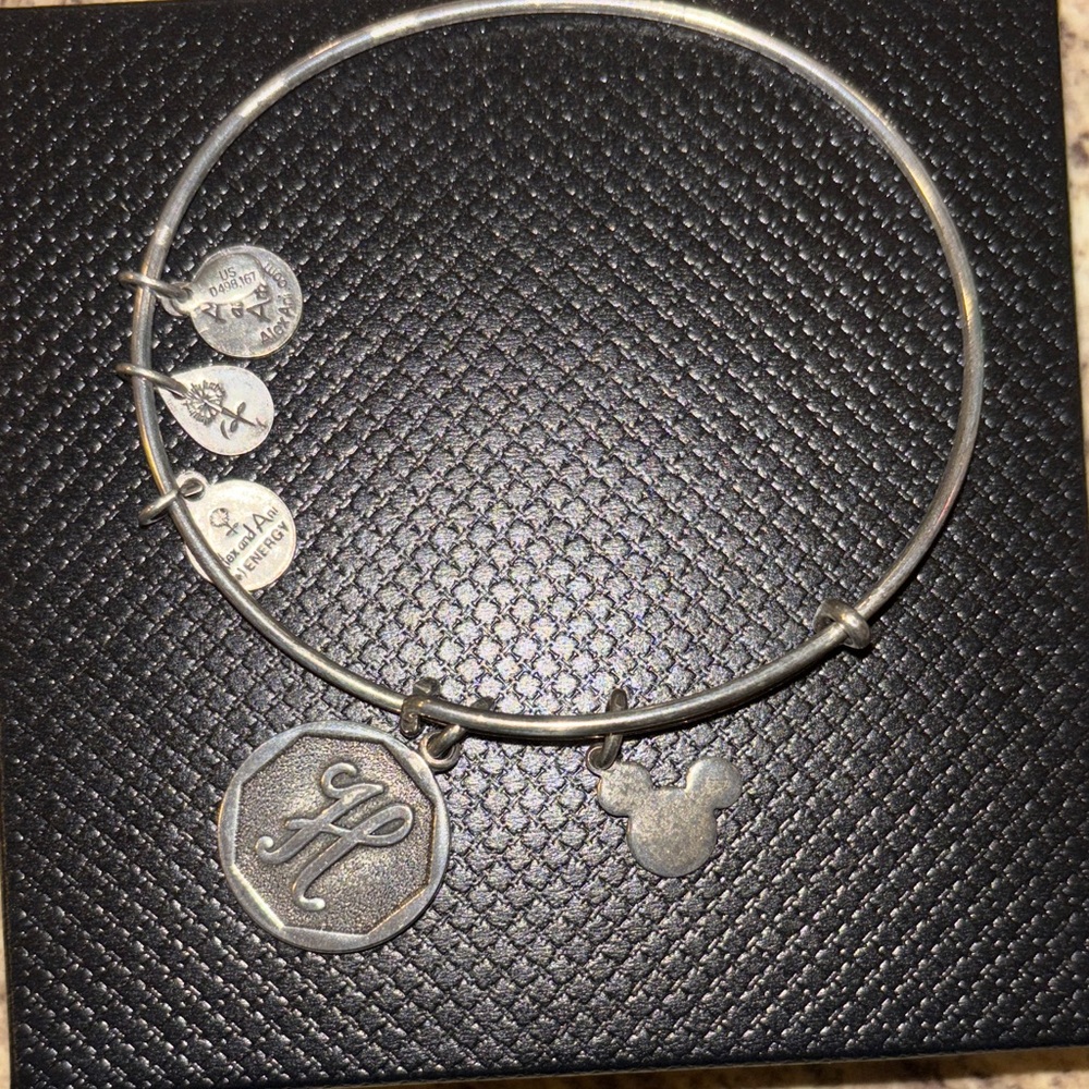 Alex and Ani Initial “H” Charm Bracelet